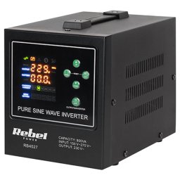 UPS Centrale Termice Rebel RB-4027 | 800VA, 500W, 12V, Sinus Pur