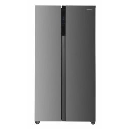 Side by Side Heinner HSBS-HM442NFINVXD | 442L, No Frost, Clasa E, Inox, 91x59x177cm