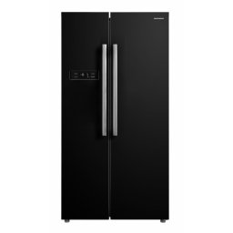 Side by Side Heinner HSBS-M548NFINVBKE++ | 548L, No Frost, Clasa E, Negru