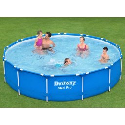 Piscina supraterana Bestway Steel Pro 396x84 cm cu pompa de filtrare
