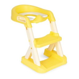 Adaptor WC pentru copii cu scarita reglabila si manere, galben Homelux