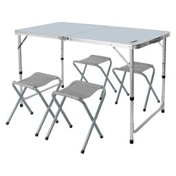 Set masa si scaune pliante pentru camping (in ambalaj tip servieta) NEO TOOLS 63-159 HardWork ToolsRange