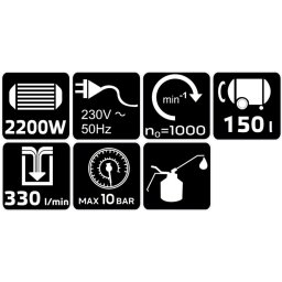 Compresor ulei 150l, 230V NEO TOOLS 12K031-1 HardWork ToolsRange