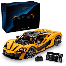 LEGO Technic McLaren P1 pentru adulti, model supermasina 3893 piese