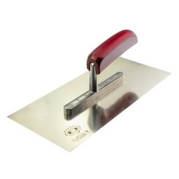 Gletiera inox Olejnik Standard 28x13 cm, lama 0,7 mm, maner din lemn