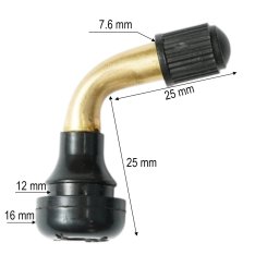 Valva roata tubeless PVR50 90 grade pentru motociclete, scutere si trotinete