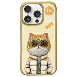Husa Nimmy Cool&Cute 2.0 Cat iPhone 16 Pro Max Verde