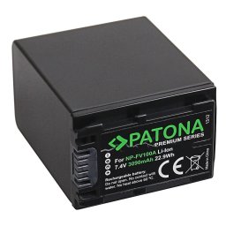Acumulator Patona Premium NP-FV100 3090mAh compatibil Sony DCR-DVD DCR-HC DCR-SR - 1312