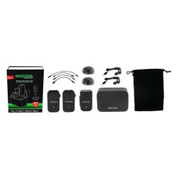 Sistem de microfon wireless premium Patona pentru telefoane inteligente si camere DSLR- 9877