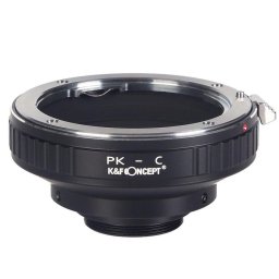 Adaptor montura K&F Concept PK-C de la Pentax K la C-mount KF06.314