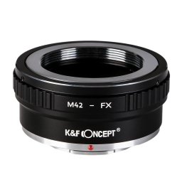 Adaptor montura K&F Concept M42-FX II de la M42 la Fuji X-Mount KF06.307