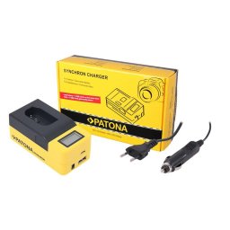 Incarcator Patona DMW-BLK22 DMWBLK22 cu ecran LCD compatibil Panasonic DC-S5, GH5II -4697