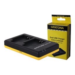Incarcator Patona Dual incarcator Slim micro-USB NB-11L pentru Canon-1962
