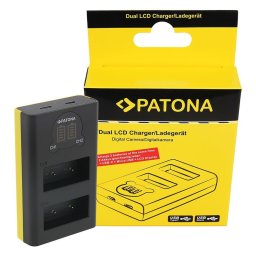 Incarcator Patona USB dual LCD NP-W126 compatibil Fujifilm FinePix-1861