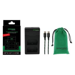 Incarcator Patona Premium Dual Performance PD LCD USB-C compatibil Canon LP-E6 - 161924