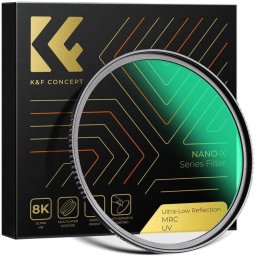 Filtru K&F Concept UV Filtru Ultra-low Reflection Nano-X Series-43mm