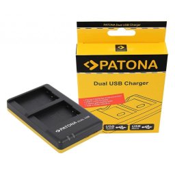 Patona Dual incarcator pentruPanasonic DMW-BLC12 E incl. USB-C cable