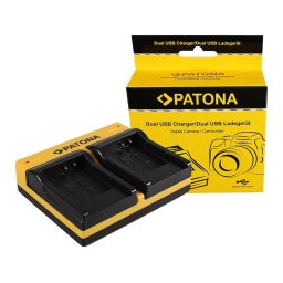 Patona Dual incarcator pentru Casio Nikon EN-EL11 Powershot TR350 TR-350 Nikon EN-EL11 Nikon with micro USB cable