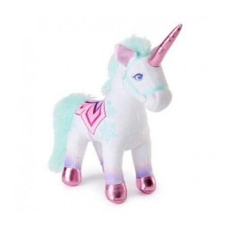 Jucarie de plus Unicorn Academy Spin Master - Unicornul Glacier 17 cm