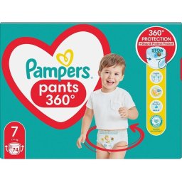 Scutece-chilotel Pampers Pants Mega Box, Marimea 7, 17+ kg, 74 buc