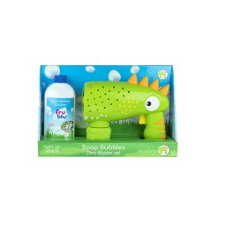 Set baloane de sapun Fru Blu - Dino Blaster, cu solutie baloane 400 ml, Varsta 3+, Multicolor