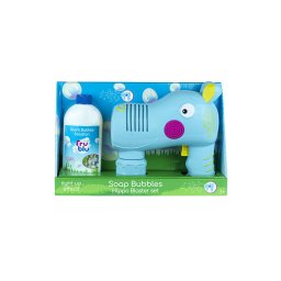 Set baloane de sapun Fru Blu - Hippo Blaster, cu solutie baloane 400 ml, Varsta 3+, Multicolor