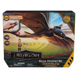 How to Train Your Dragon – Dragon zburator teleghidat bazat pe filmul "How To Train Your Dragon 2025", Negru, 4 ani+