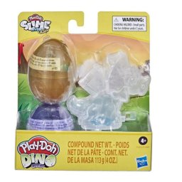 Set de joaca Hasbro Play-Doh - Ou de dinozaur, varsta 4+, Mov si Auriu