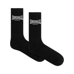LONSDALE Șosete ' Gilbert ' negru / alb