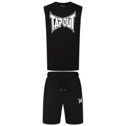 Tapout Costum de trening 'Diego' negru / alb