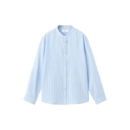 MANGO KIDS Cămașă albastru deschis / alb