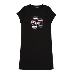 Karl Lagerfeld Rochie gri / roz deschis / negru / alb