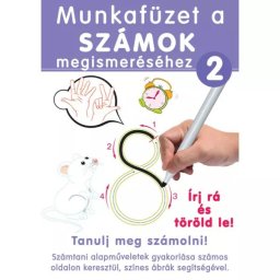 Scrie pe el și șterge-l! Caiet de lucru - Cunoașterea numerelor, în lb. maghiară