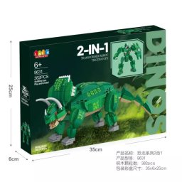 Set de construcție - Triceratops, 382 piese