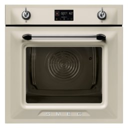 Cuptor incorporabil Smeg SOP6902S2PP, 3000 W, 68 l, Clasa A++, 12 functii si 5 niveluri, Gatit cu abur combinat, Autocuratare, Timer, 30-280°C, Crem