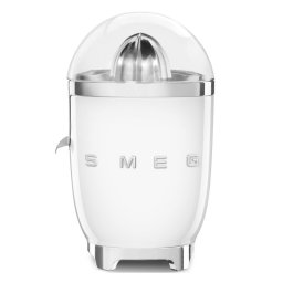 Storcător electric de citrice Smeg CJF11WHEU, 70 W, sistem anti-picurare, bază antiderapantă, alb