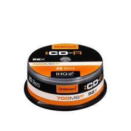 CDR 52x CB 700MB Intenso 25 pieces