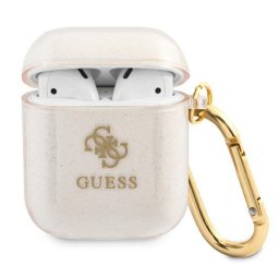 Husă Guess Glitter Collection pentru AirPods 1/2 – Auriu