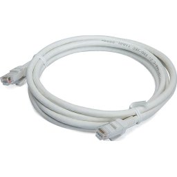 PATCH CORD UTP SPACER Cat6, cupru-aluminiu, 3 m, alb, AWG26, "SPPC-UTP-CAT6-3M" (timbru verde 0.08 lei)