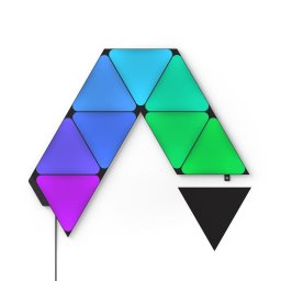 Benzi LED Nanoleaf Shapes Black Triangles Starter Kit 9PK