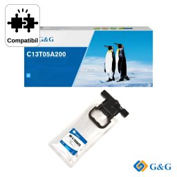 Cartuș de cerneală G&G Compatibil Epson C13T05A200 Cyan XL, 215ml