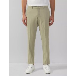 s.Oliver BLACK LABEL Pantaloni costum barbati, Slim fit, Verde masliniu (SELECTATI MARIMEA: 44)