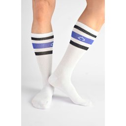 Sosete albe cu dungi sport tenis Uniconf