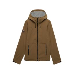 SUPERDRY Geacă Hooded Softshell Trekker M5012327A l5k peak sands beige