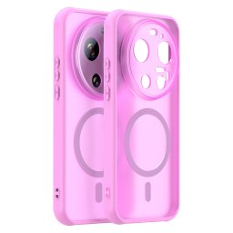Husa de protectie Techsuit HaloFrost II MagSafe compatibil cu Xiaomi 17 Ultra, Roz