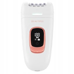 Epilator 3in1 MultiSmooth Epil, 60 min, 2 viteze, Piele umedă/uscată, Ecran LCD, USB-C/A, Alb/Auriu