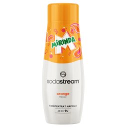 Sirop concentrat SodaStream Mirinda, 440 ml, până la 9 l, fără alergeni și OMG, alb/portocaliu