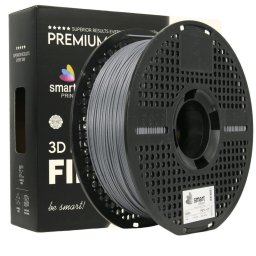 SMART PRINT 3D FILAMENT 1KG PETG+CF GRAY, continut de fibra de carbon, reztenta la deformare, rezistenta la caldura sporita, recomandare utilizare impreuna cu imprimanta cu incinta inchisa. Diametru: 1.75mm, Greutate: 1kg, Temperatura duza: 255C - 270C,