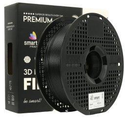 SMART PRINT 3D FILAMENT 1KG PETG+CF BLACK, continut de fibra de carbon, reztenta la deformare, rezistenta la caldura sporita, recomandare utilizare impreuna cu imprimanta cu incinta inchisa. Diametru: 1.75mm, Greutate: 1kg, Temperatura duza: 255C - 270C,