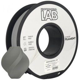 PROF. LAB 3D FILAMENT 1KG PLA META GRAY, Diametru: 1.75mm, Greutate: 1kg, Temperatura duza: 185C – 215C, Temperatura platforma printare: 25C – 60C, Culoare: Meta Gray.